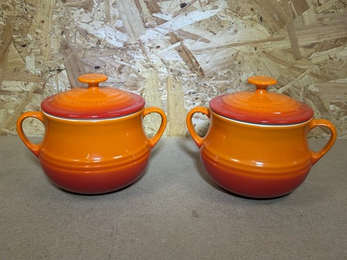 Creuset soup bowls x2 - bowls,