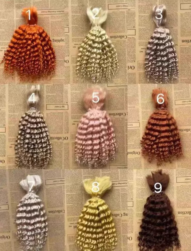 16cm 6in wig bjd landoudou - wig,