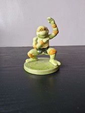 Vintage Teenage Mutant Ninja Turtles Ceramic Michelangelo Statue 