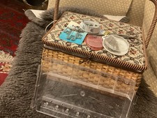 Vintage Type Sewing Box with