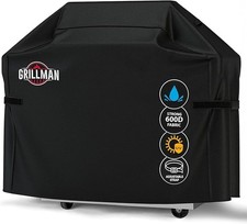 Grillman Grill Gas BBQ Cover fits Weber Brinkmann Char Broil Outback Waterproof