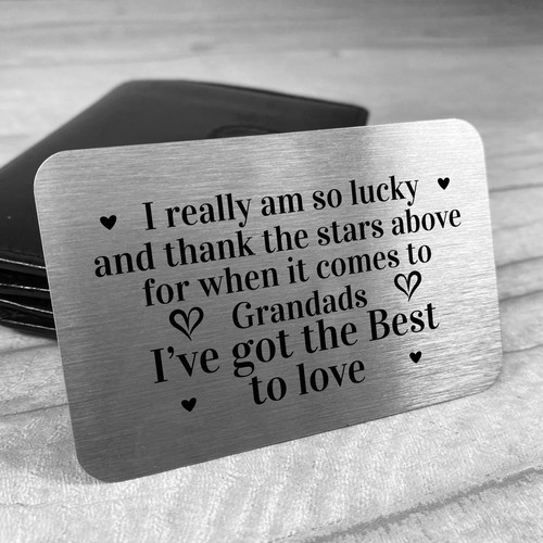 Gift for grandad - thank, you