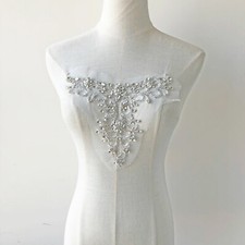 Rhinestone Neckline Wedding