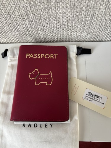 New radley passport holder - new,