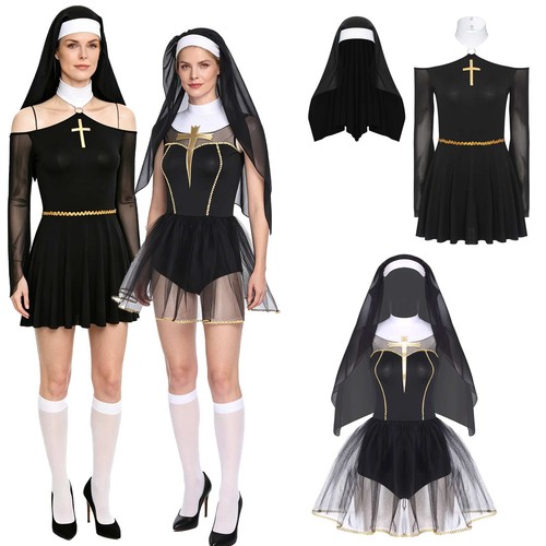 Women sexy nun - women, mesh