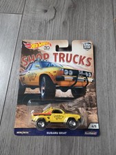 Hot Wheels Shop Trucks (2017) Sooby's Off Road Yellow Subaru Brat Real Riders