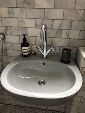 FIRED EARTH Novara Mono Basin Mixer With Swing Spout