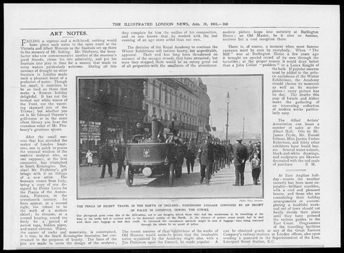1911 antique print liverpool - 1911,