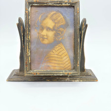 Antique 1930's Art Deco Wood