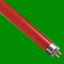 1x 16W T4 470mm (455mm) Red Coloured Fluorescent Tube 2 pin G5 Strip Light Bulb