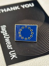 European Union EU Flag Lapel