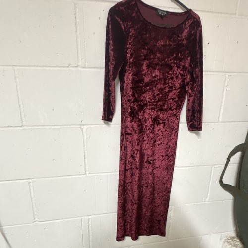 Topshop burgundy crushed - topshop,