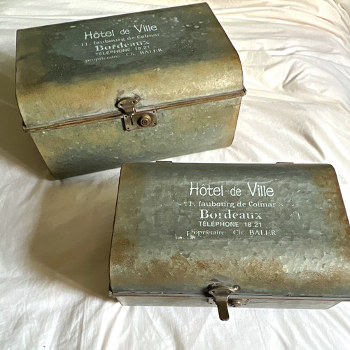 Vintage set galvanised grey - vintage,