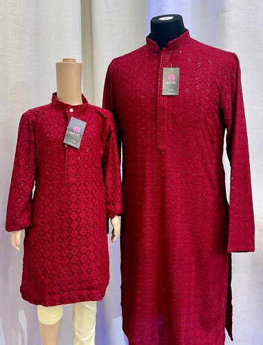 Boys chikan kari kurta - chikan,