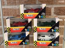 Polistil 1/40 scale die-cast F1 Racing Cars x5 (112513PL)