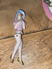 PORCELAIN HALF LADY -PIN