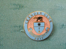 2017 DATED LEANDER CLUB - HENLEY ROYAL REGATTA - ROWING ENAMEL PIN BADGE - LEWIS