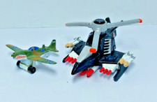 Micro Machines ZI-9000 Helicopter Galoob LGTI 1993 + EXTRA Toy Plane