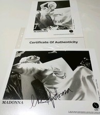 X2 Madonna VOGUE Signed