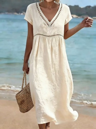 Lady neck linen - lady, cotton