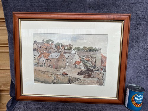 Large vintage framed - (vgc),