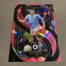 Phil Foden 2024-25 Panini Select Premier League Pink Mojo Prizm Mezzanine Card