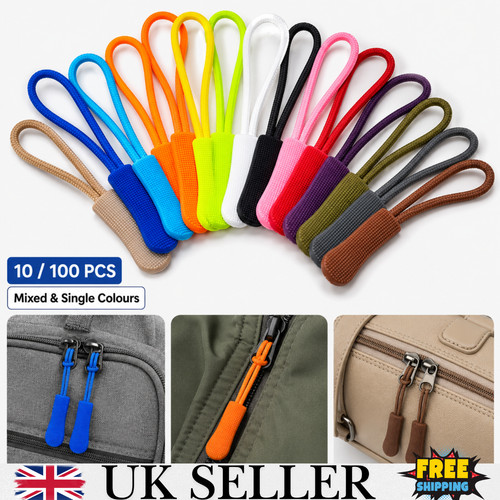 10pc zipper pulls detachable - 10pc,