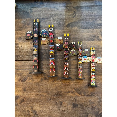 Vintage hand painted wood - hand,