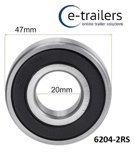 6204 2rs trailer hub bearing - 6204,