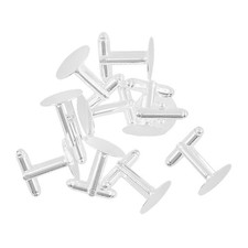 10pcs Cufflink Findings Cuff