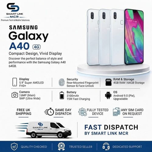 Samsung galaxy a40 64gb - galaxy,