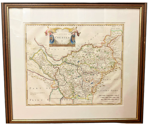Antique map palentine - map, of