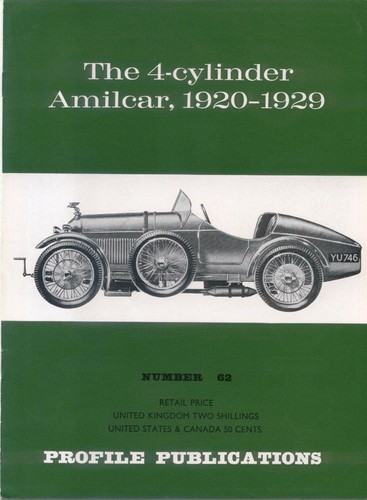 Amilcar cylinder 1920 - 4, 1920-1929