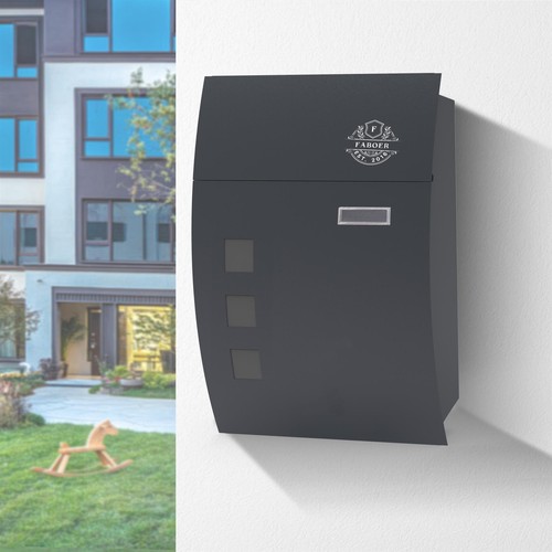 Faboer large mailbox steel - mailbox,