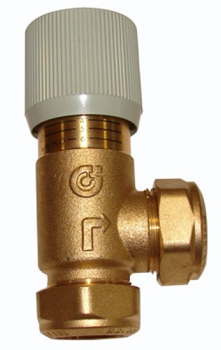 Caleffi 22mm auto - bypass, valve