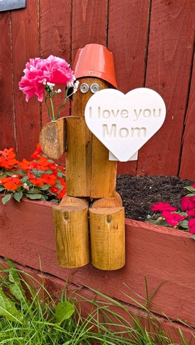 Wooden garden decorations - wooden,