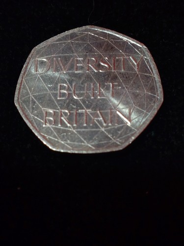 Diversity built britain 50p - diversity,