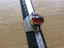 Vintage 835 Silver Amber