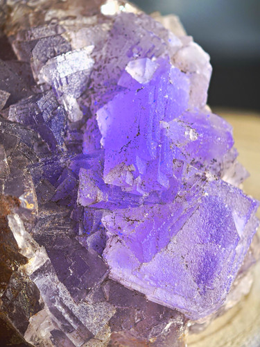 Sparkly purple fluorite - sparkly,