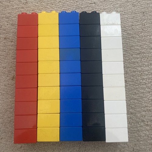 Duplo 2x2 stud bricks - 50,