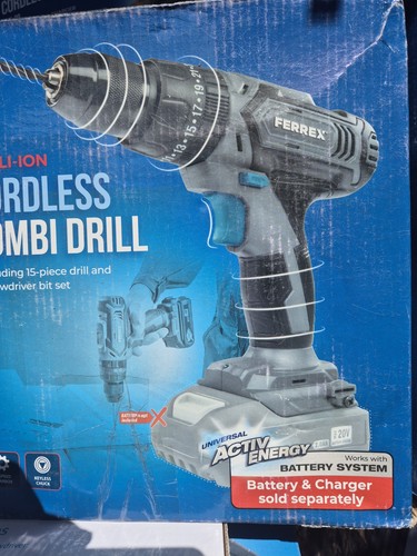 New ferrex combi drill bare - ferrex,
