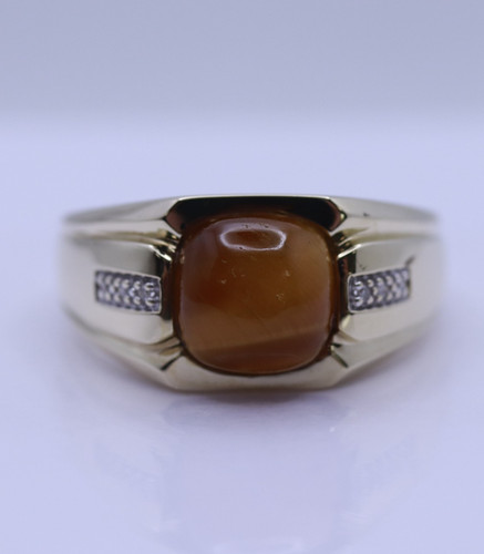 9ct gold cabochon cut - 9ct,