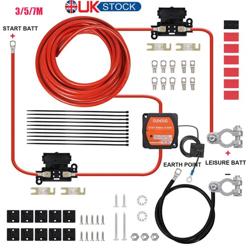 Split charge relay kit - relay,
