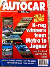 AUTOCAR MAGAZINE 15-JUL-92 -