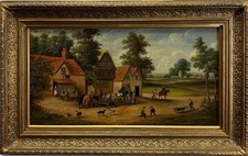 Antique Painting: Horse And
