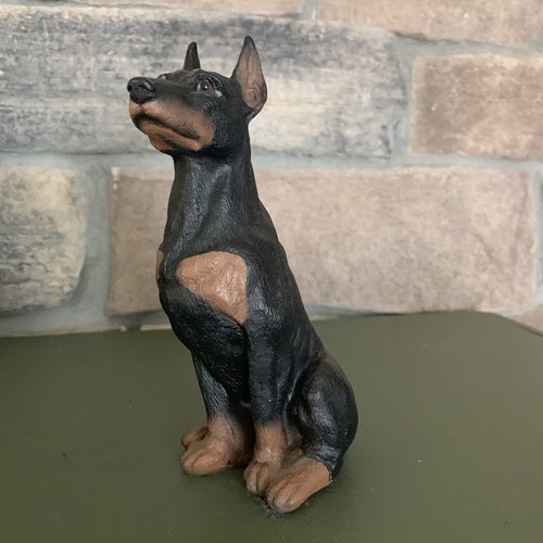 Black doberman pinscher - black,
