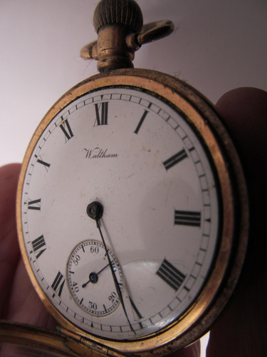 Antique waltham pocket watch - waltham,