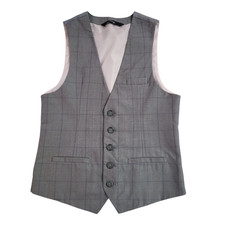 George Waistcoat Grey Check