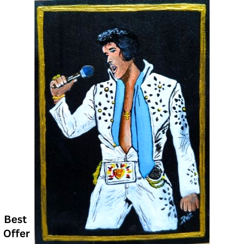 Vintage crying elvis presley - elvis,