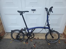 Brompton P Line 4-Speed Folding Bike. Superlight. Titanium. Lacquer Paint.